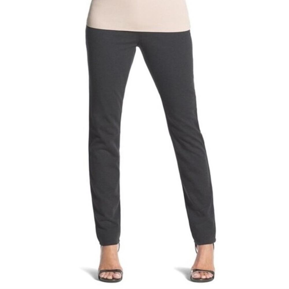 Chico’s So Slimming Slim Fit Ponte Knit Slim Fit Black Pants Size 0R - Women's 4